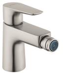 Hansgrohe Brushed Nickel Horizontal Bidet Faucet with Single Lever Handle 