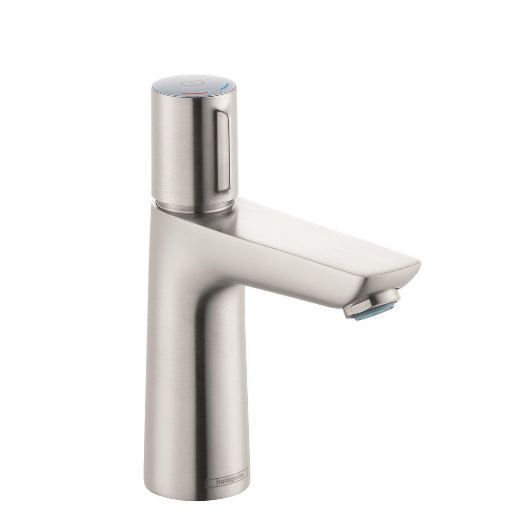 Hansgrohe Brushed Nickel Single Handle Monoblock Bathroom Sink Faucet 