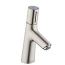 Hansgrohe Brushed Nickel 1.2 gpm 1-Hole Deck Mount Centerset Basin Mixer with Single-Handle and Pop-Up Waste Set 