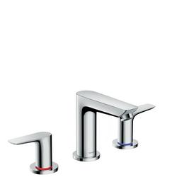 Two Handle Widespread Bathroom Sink Faucet in Polished Chrome