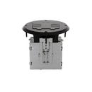 RACO Black Rubber Round Recessed Floor Box 