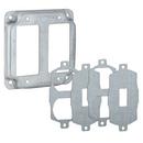 RACO 2-Device Zinc and Galvanized Steel Universal Exposed Work Cover 