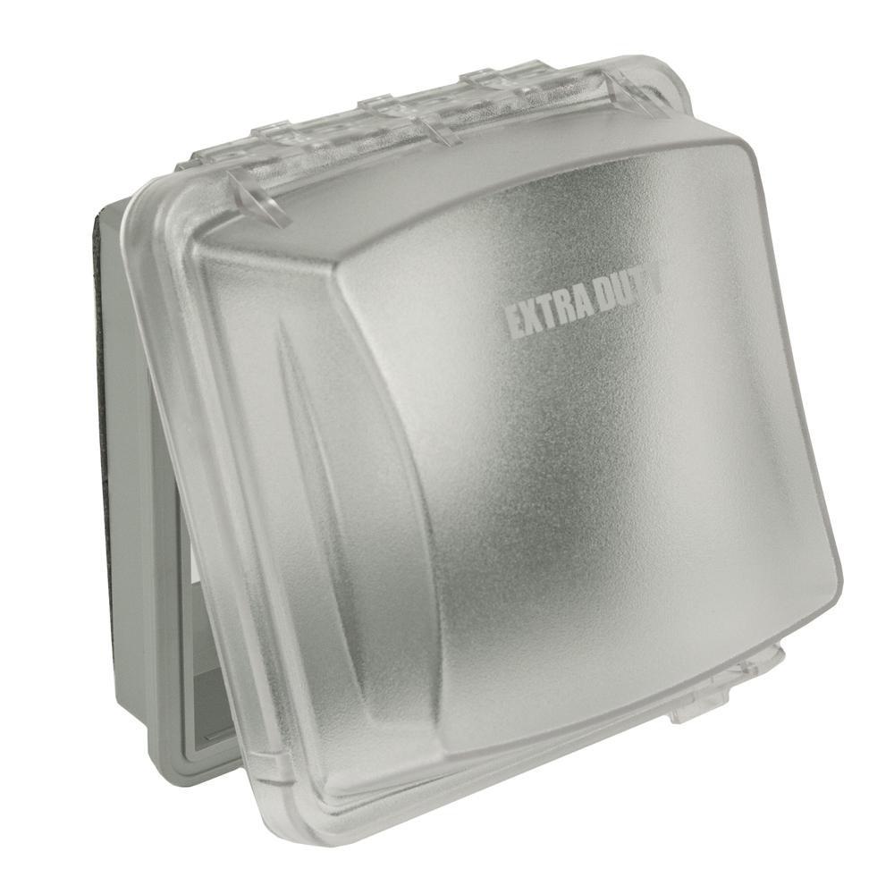 TayMac&reg; Clear 1-Gang Plastic Cover 