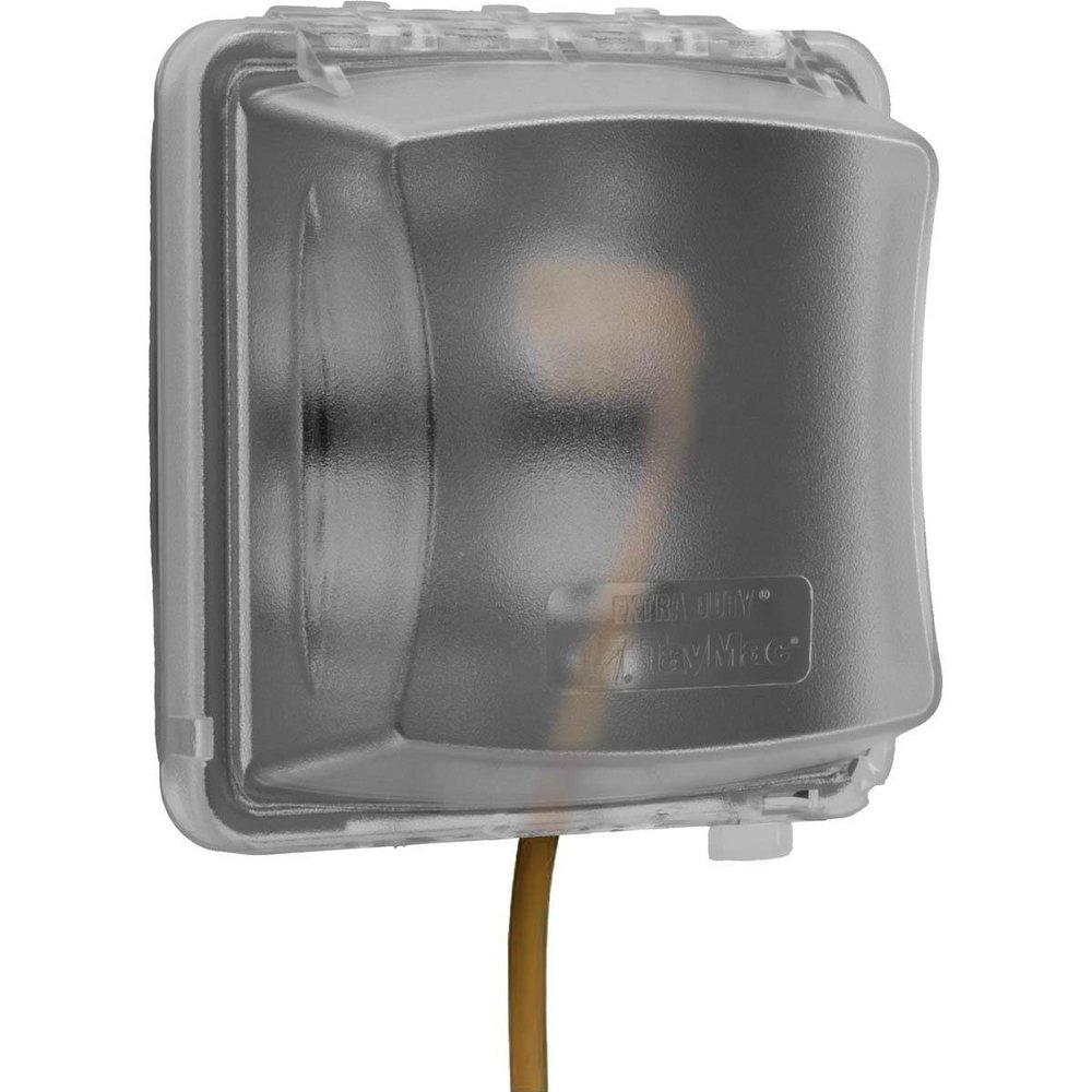 TayMac&reg; Clear 1-Gang Plastic Cover 