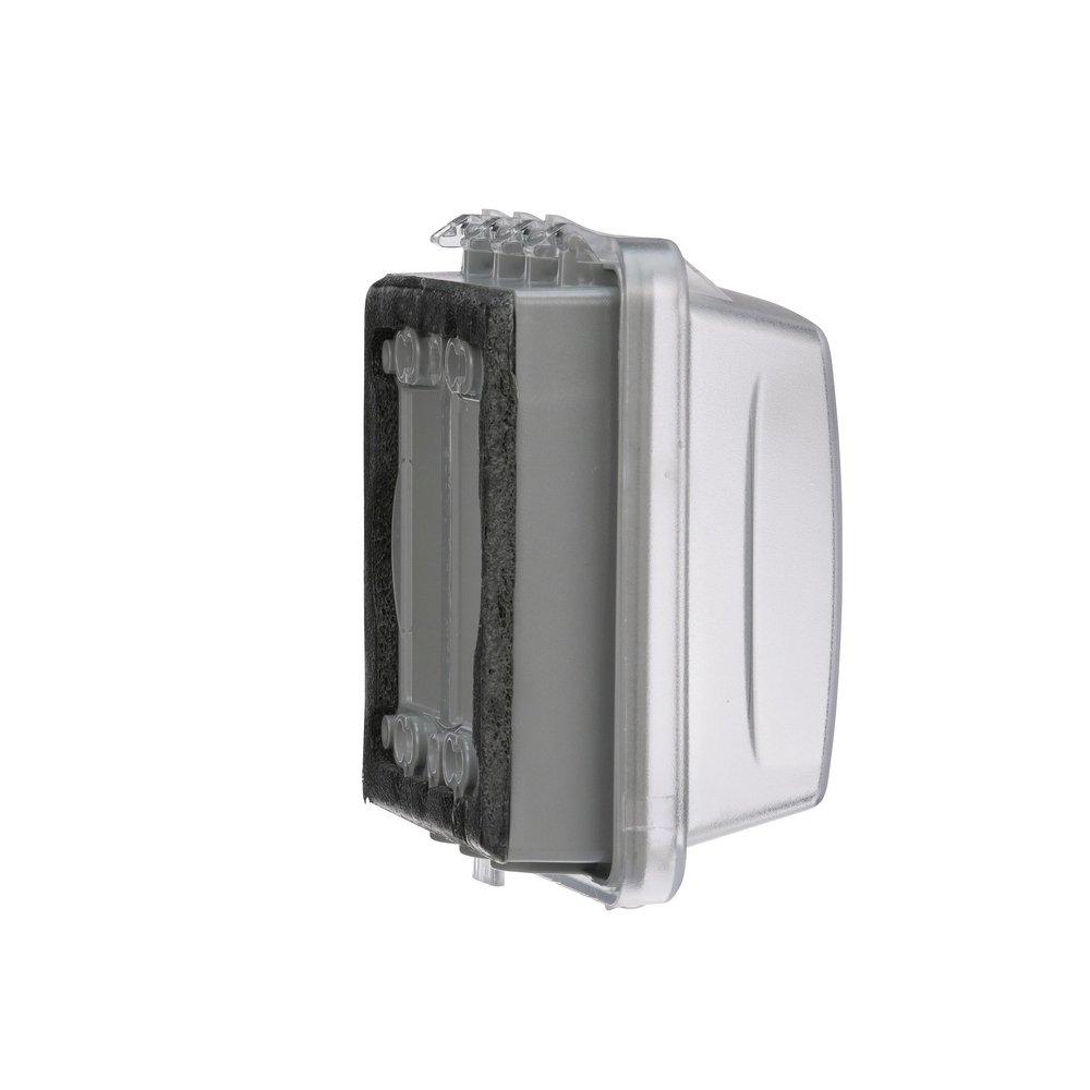 TayMac Clear 1-Gang Plastic Cover 