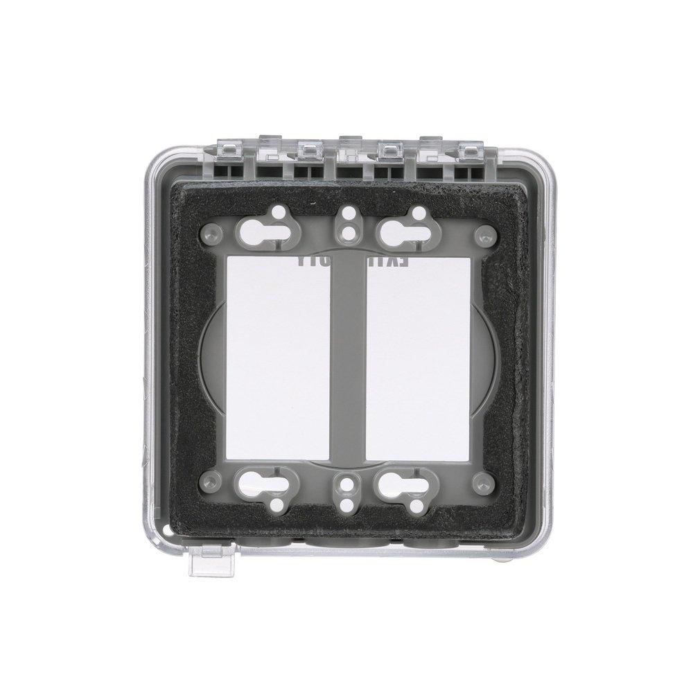 TayMac Clear 1-Gang Plastic Cover 