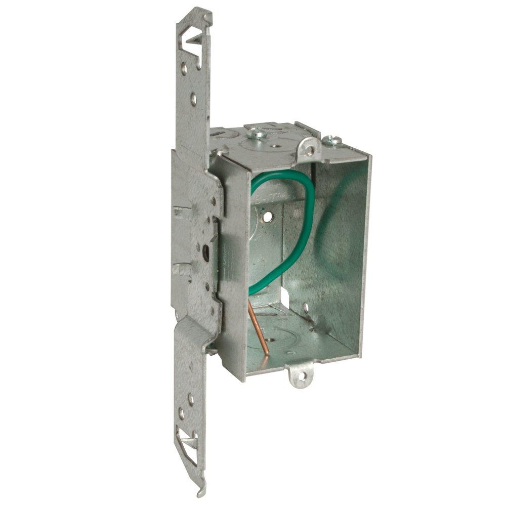 RACO 3 x 2 in. Steel Old Work Switch Box with TS Bracket 