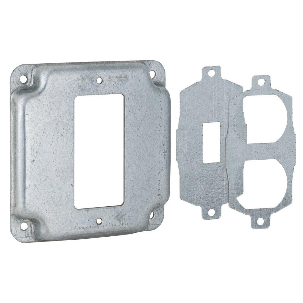 RACO 1-Device Zinc and Galvanized Steel Universal Exposed Work Cover 
