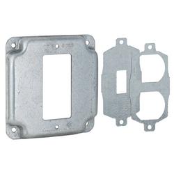 6.5 cu in. 1-Device Zinc and Galvanized Steel Universal Exposed Work Cover