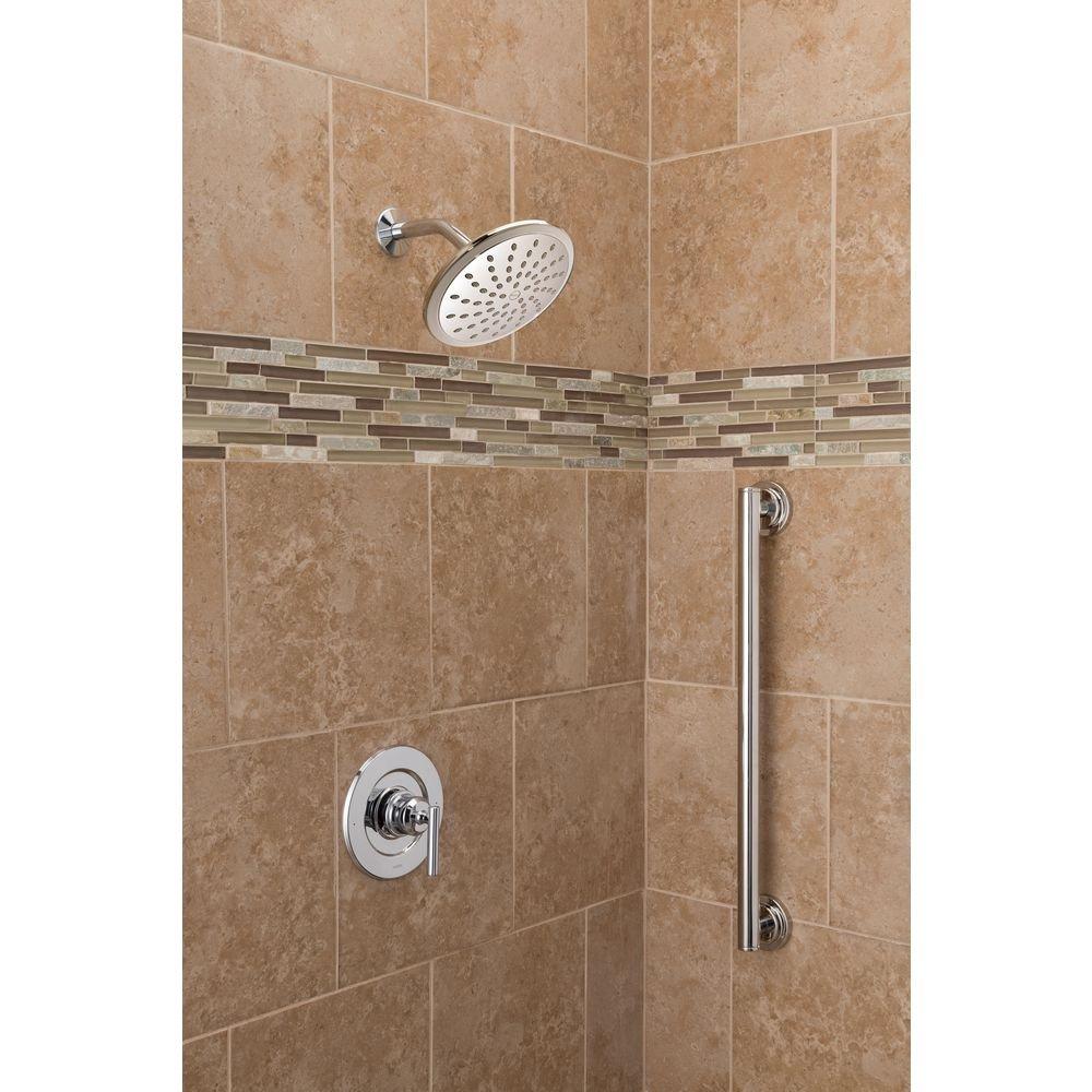 Moen Polished Chrome Single Handle Single Function Shower Faucet (Trim Only) 