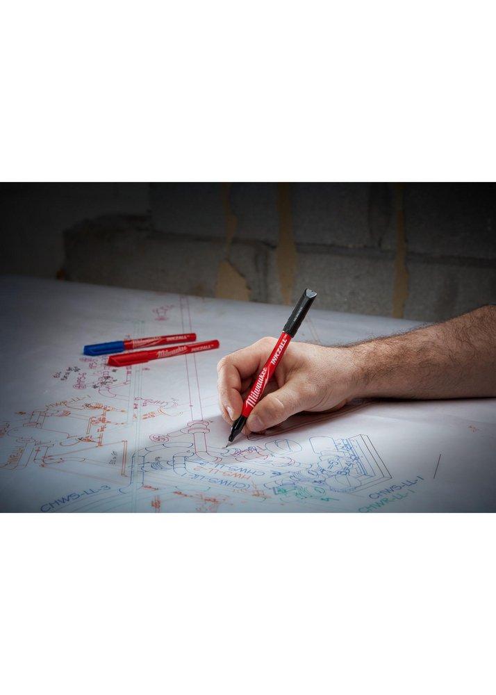 Milwaukee&reg; Black Ultra Fine Point Pen (Pack of 12) 