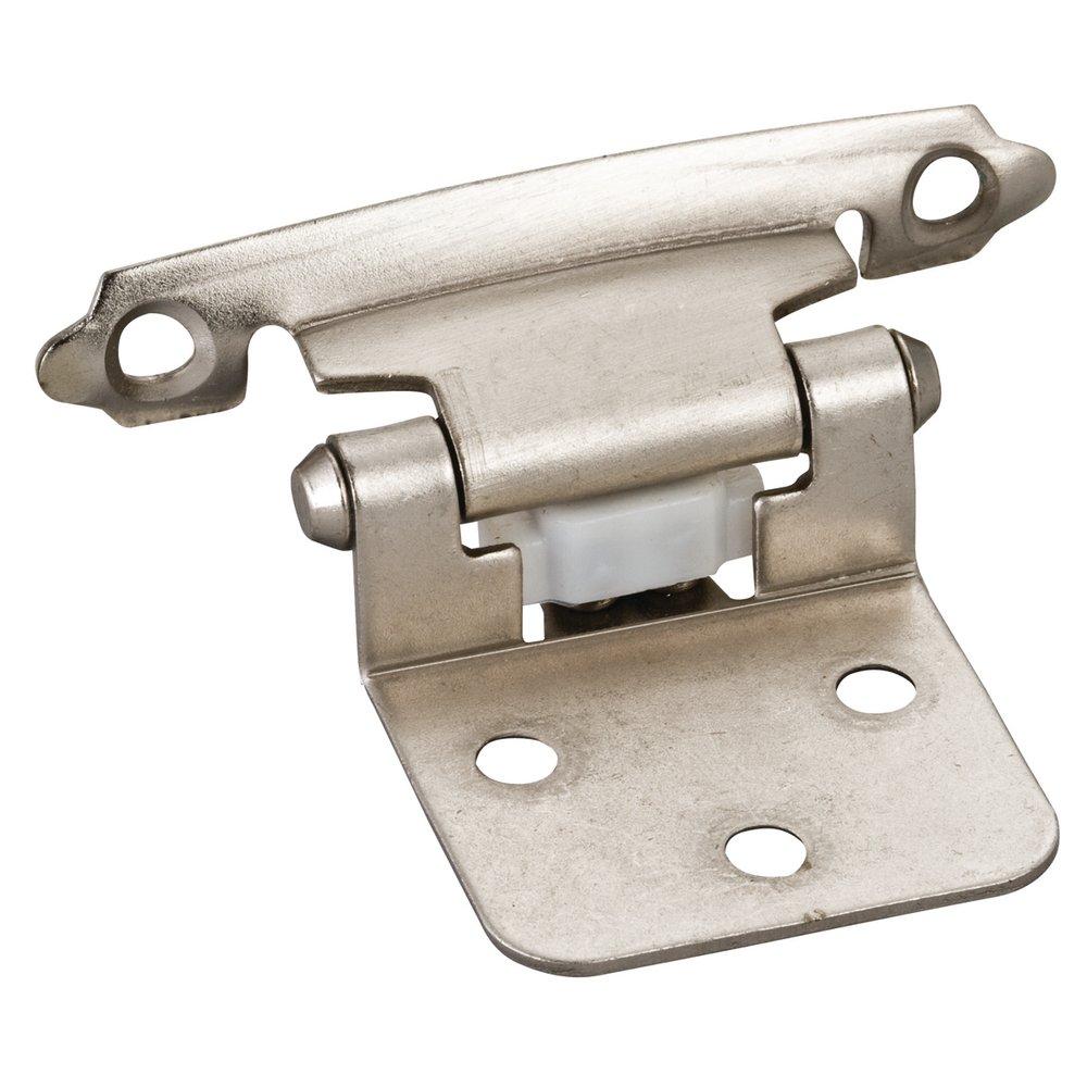 Hardware Resources Satin Nickel Flush Hinge with Screw and Pad 