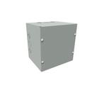 Wiegmann&reg; Galvanized Steel 10-1/8 x 8-1/8 in. Pre-Galvanized Steel and Plastic Screw Cover Pull Box Enclosure 