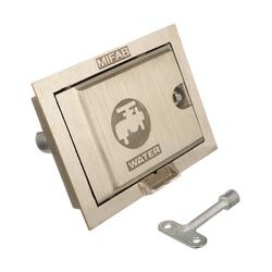 Polished Chrome 1 x 3/4 in. Female x MIPT Wall Hydrant