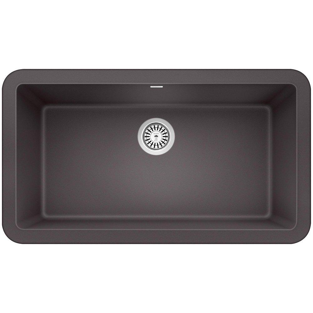 BLANCO Cinder 33 x 19 in. Composite Single Bowl Farmhouse Kitchen Sink 