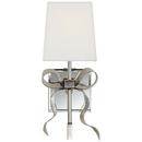 5-3/8 in. 60W 1-Light Candelabra E-12 Wall Sconce in Polished Nickel