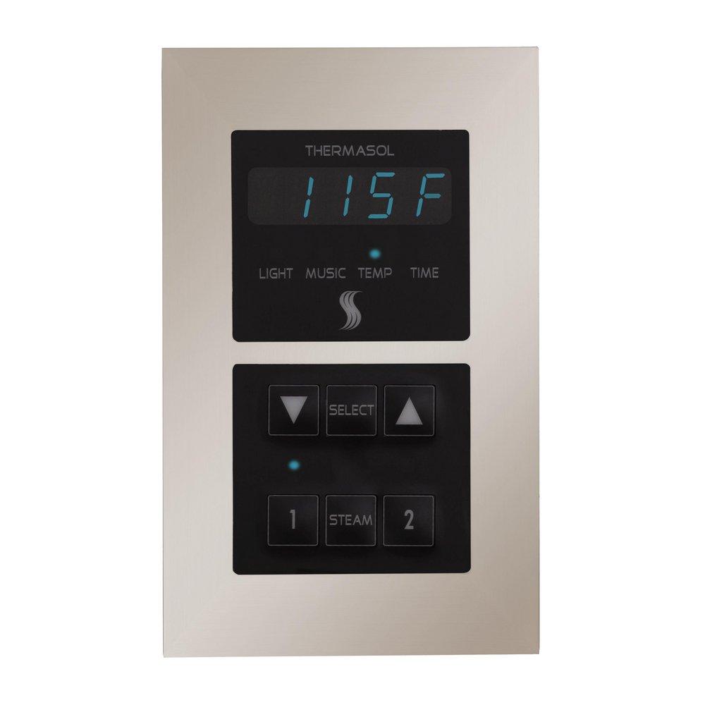 Thermasol Polished Nickel SIGNATURE ENVIRONMENT MODERN RECESSED CONTROL - POLISHED NICKEL 