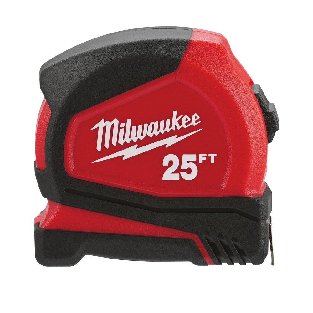 Milwaukee&reg; Silver Compact Tape Measure 