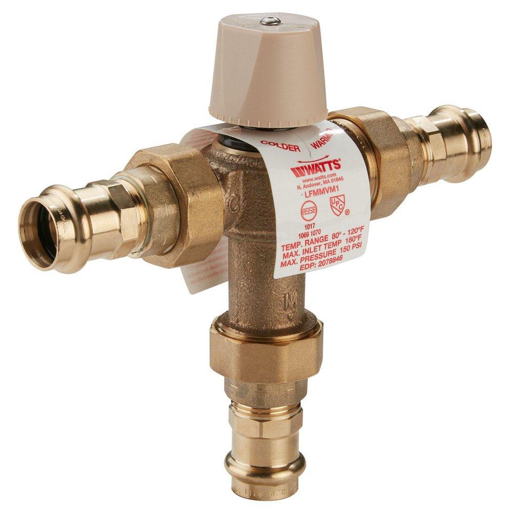 Watts Rough Bronze Thermostatic Mixing Valve 