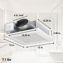 Panasonic White 50-80-100 CFM Ceiling/Wall Mount Ventilation Fan with Smartflow&trade; Motor in White - 0.3-1.3 Sones - Energy Star Rated 