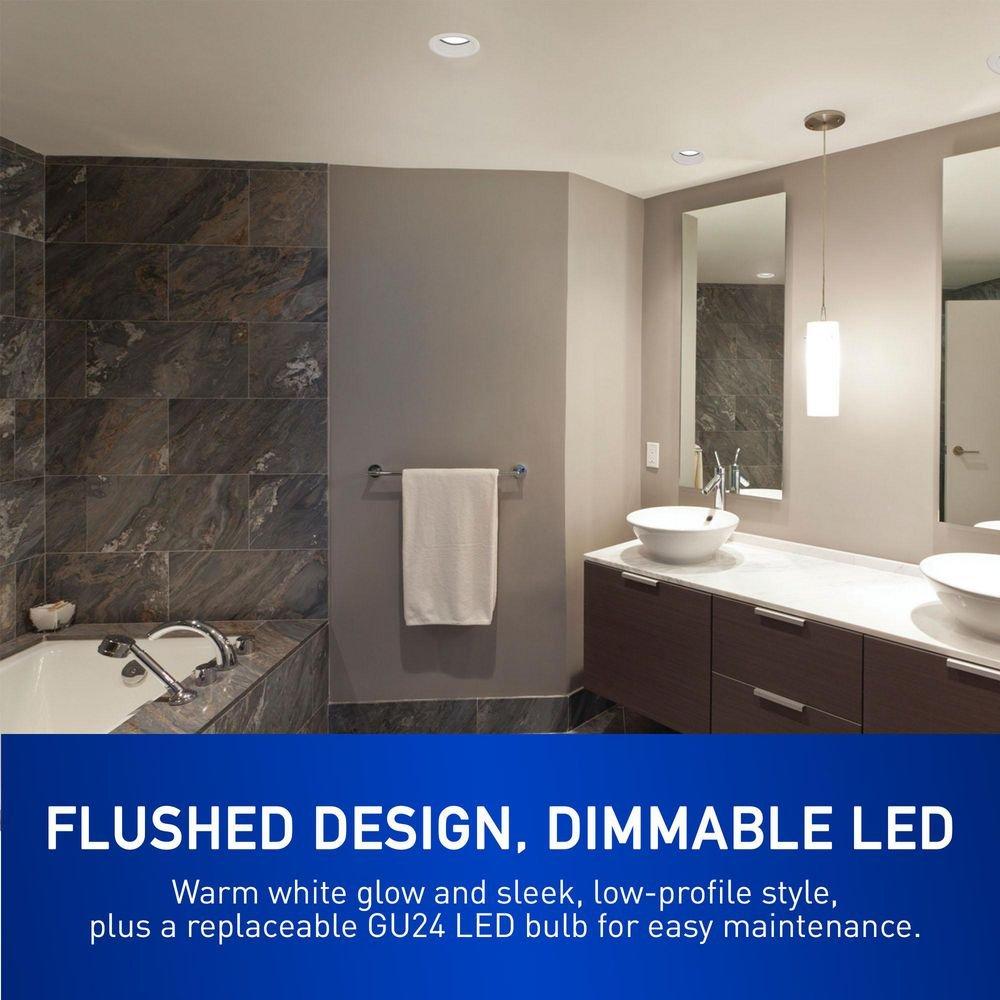 Panasonic White Ceiling Mount Bathroom Exhaust Fan with Light 