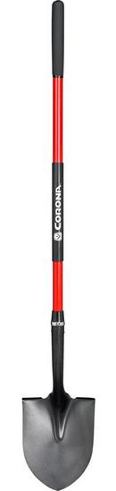 Corona Clipper Red 14 ga Round Point Hollow Back Shovel 