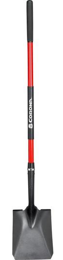 Corona Clipper Red 14 ga Square Point Shovel 