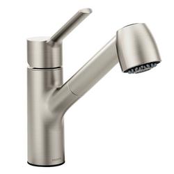 Single Handle Pull Out Kitchen Faucet in Spot Resist&trade; Stainless