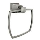 Moen Brushed Nickel Rectangular Closed Towel Ring 
