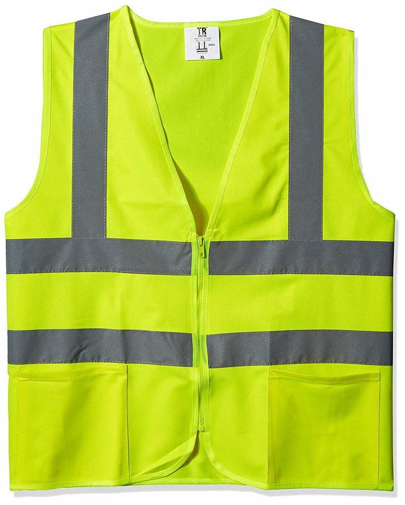 Radians Hi-Viz Green Safety Vest with Zipper 