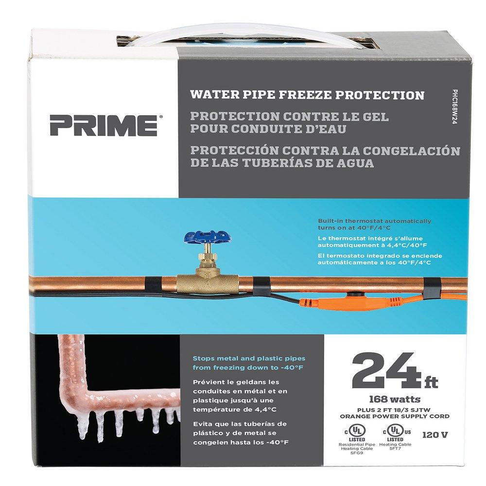PRIME&reg; Black Water Pipe Heating Cable 