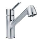 Single Handle Pull Out Kitchen Faucet in Chrome