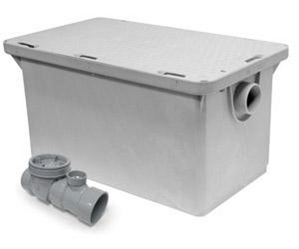 ENDURA SEPARATION TECHNOLOGIES Grey 50 lb 25 gpm Grease Interceptor 