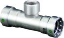 3/4 x 3/4 x 1/2 in. Press x FPT 200 psi Reducing 316 Stainless Steel Tee