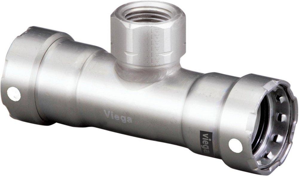 Viega 1-1/2X1-1/2X1 TEE PXPXF 304 SS MEGA 