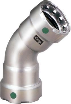 2 in. Press 200 psi 316 Stainless Steel 45 Degree Elbow