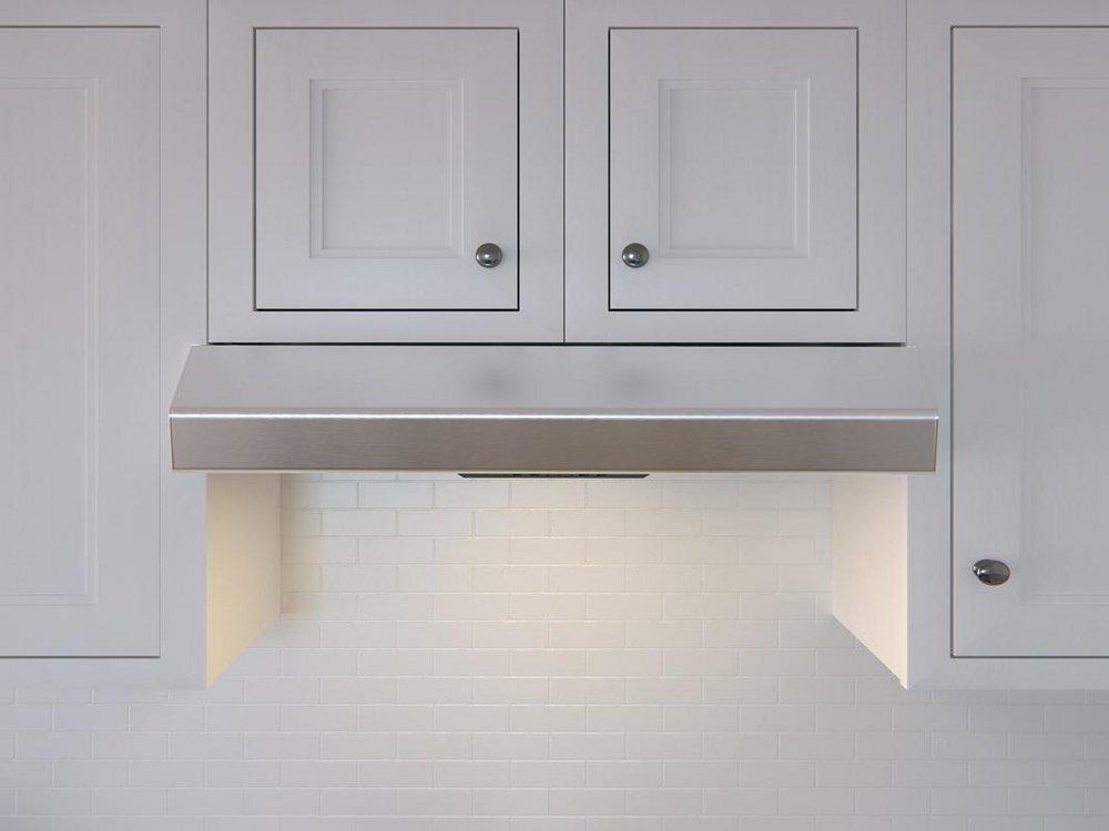 Zephyr White 30 in. Convertible Range Hood 