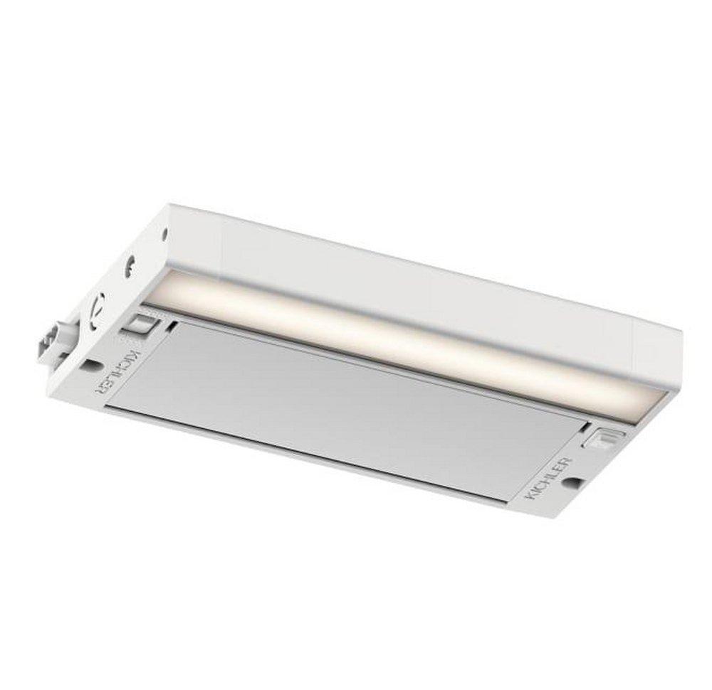 Kichler Lighting Textured White 8 in. 120V LED Under-Cabinet Light 