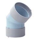 10 in. Expansion Joint Enfusion Fabricated Straight Schedule 40 Polypropylene 45 Degree Elbow in Blue with 1/8 Degree Bend