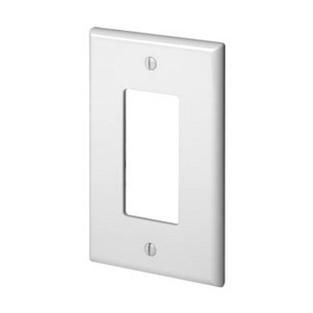 LEVITON Grey 1 Gang Thermoplastic Nylon Wall Plate 