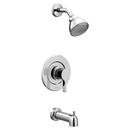 Moen Polished Chrome Single Handle Single Function Bathtub & Shower Faucet (Trim Only) 