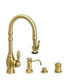 Waterstone Venetian Bronze PREP PULL DOWN KITCHEN FAUCET - 4 PC SUITE 