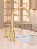 Waterstone Satin Brass HAMPTON KITCHEN FAUCET - 3 PC SUITE 