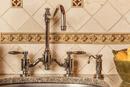 Waterstone Unlacquered Polished Brass ANNAPOLIS BRIDGE FAUCET - LEVER HANDLES 