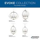 Progress Lighting Polished Nickel 3-Light 60W Candelabra E-12 Incandescent Chandelier 