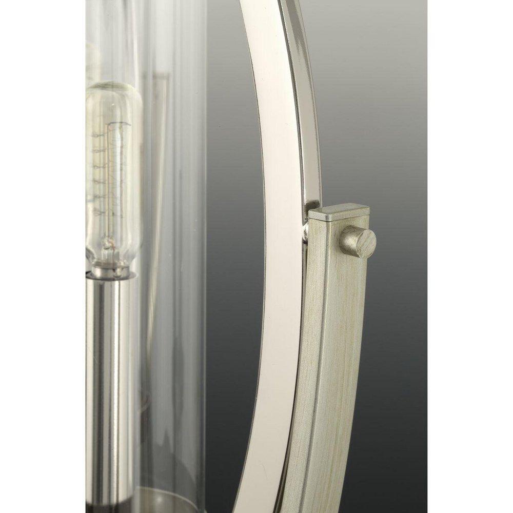 Progress Lighting Polished Nickel 3-Light 60W Candelabra E-12 Incandescent Chandelier 