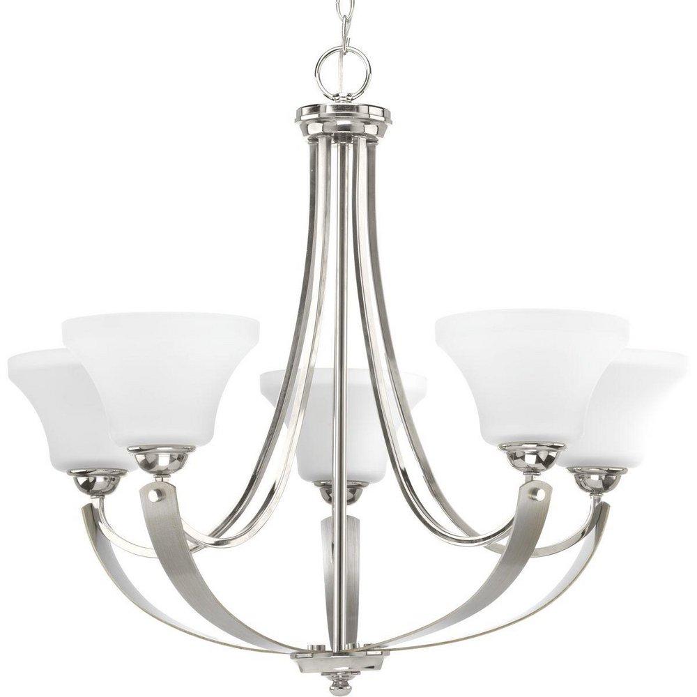 Progress Lighting Polished Nickel 100W 5-Light Medium E-26 Incandescent Chandelier 
