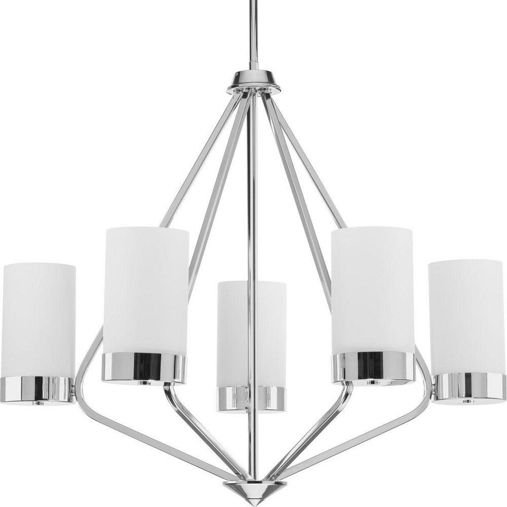 Progress Lighting Polished Chrome 100W 5-Light Medium E-26 Incandescent Chandelier 