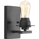 Progress Lighting Graphite 60W 1-Light Medium E-26 Incandescent Wall Sconce Bath Vanity 
