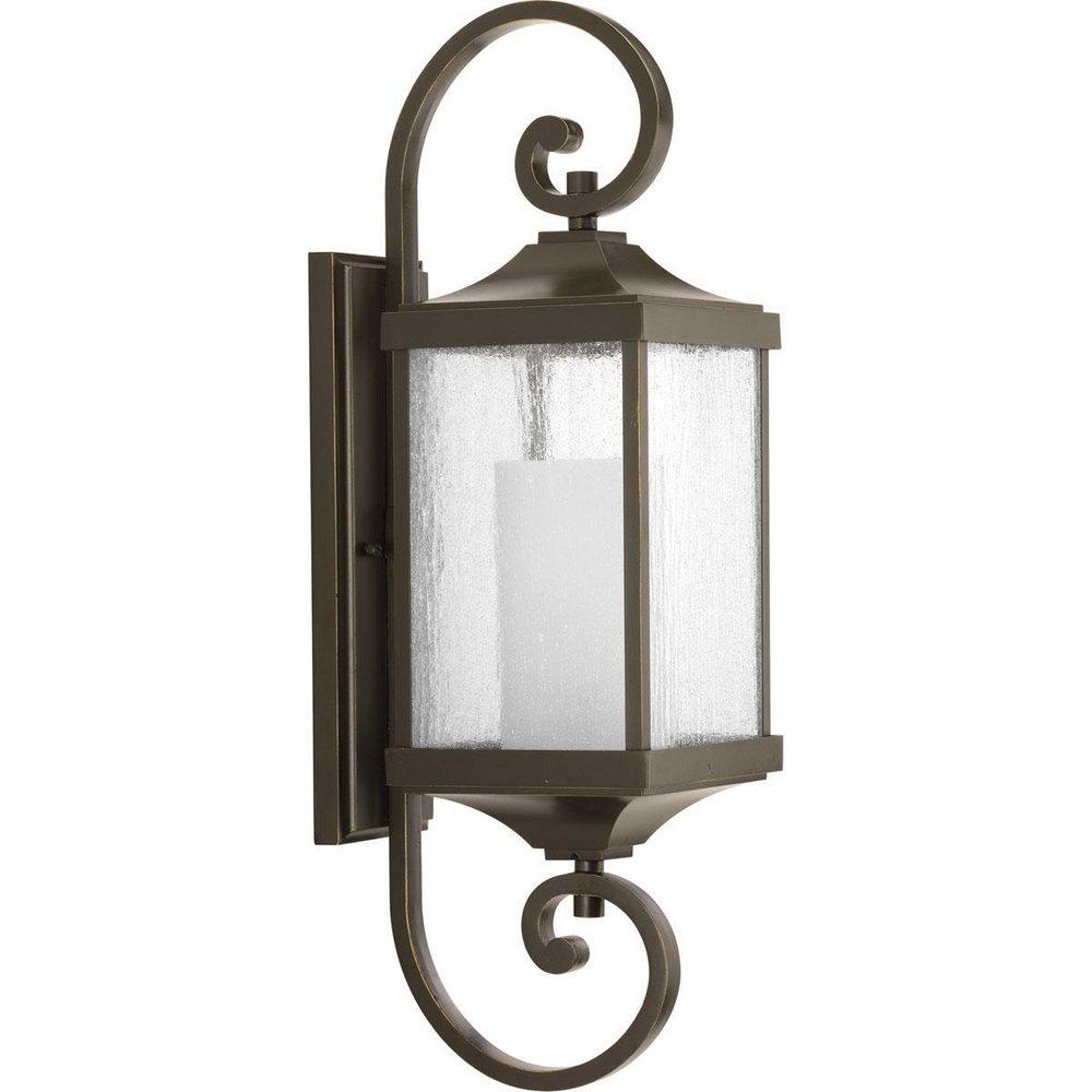 Progress Lighting Antique Bronze 100W 1-Light Medium E-26 Incandescent Outdoor Wall Sconce 